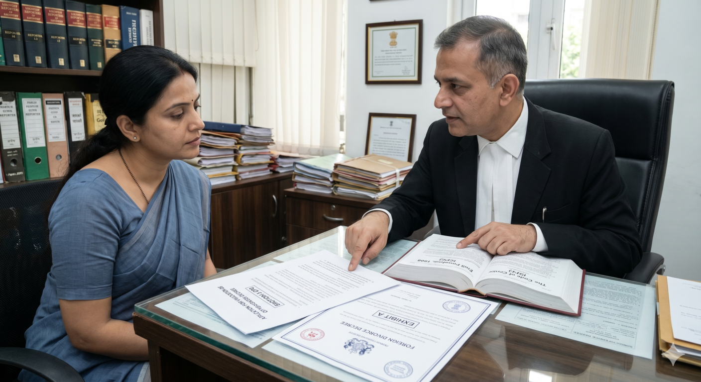 Validating foreign court divorce decrees under Section 13 CPC before Indian family courts